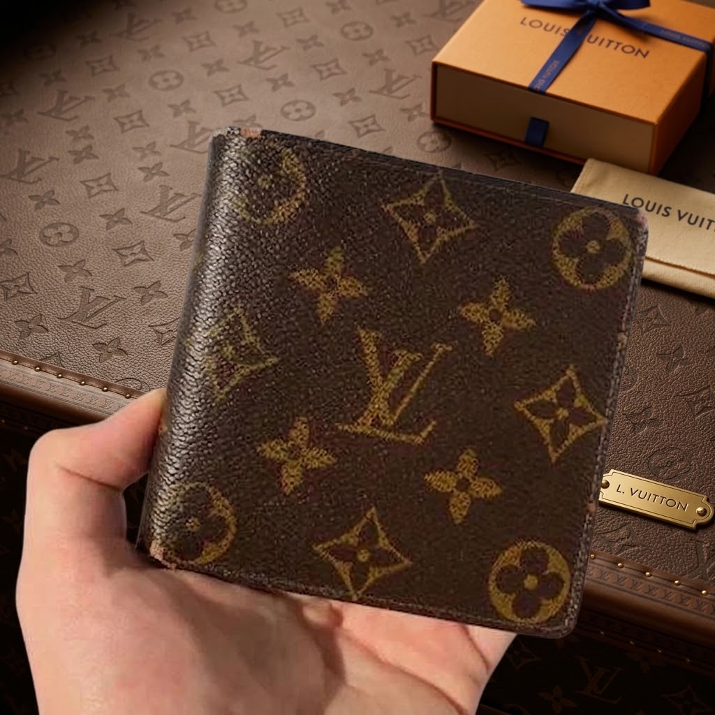 Louis Vuitton Slender Wallet Monogram Canvas | Men&amp;#039;s Designer Bifold