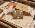 Coach x Peanuts Snap Wallet Signature Canvas Snoopy Print CBN32